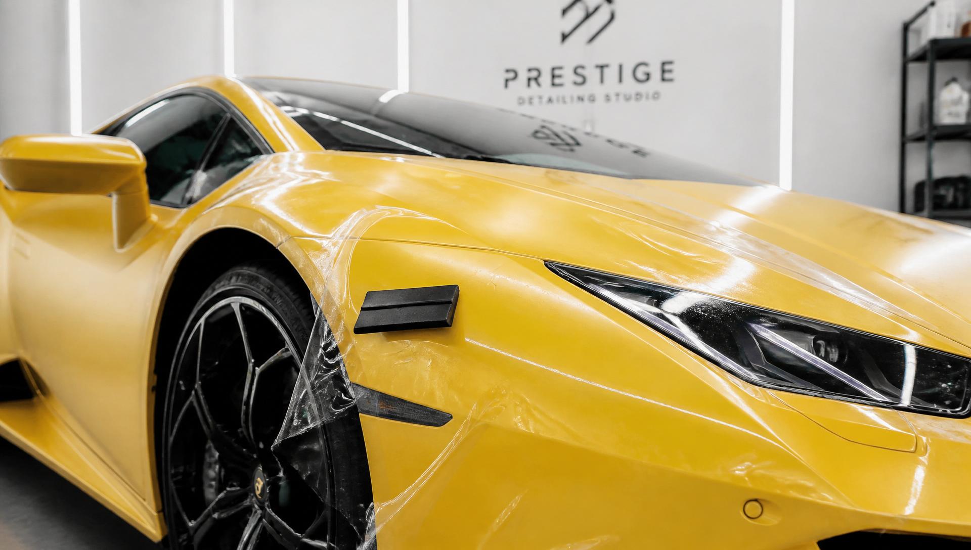 PPF protected car panel